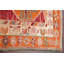 Tapis de couloir unique en laine noué à la main style Kazak rouge des années 2010 de 2 pi 11 po x 12 pi 3 po Nishita