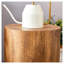Table de bout cylindrique d'apparence en bois massif - Table d'appoint ronde moderne pour le salon et la chambre à coucher-1231625559-1231625553