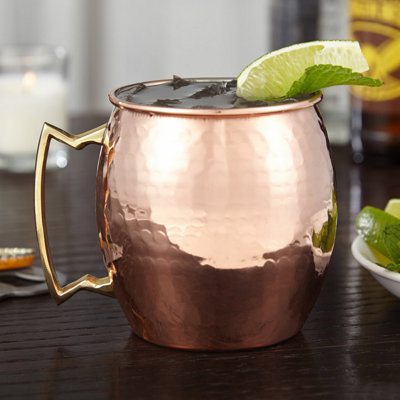 Averill 16oz. Copper Moscow Mule Mug Set