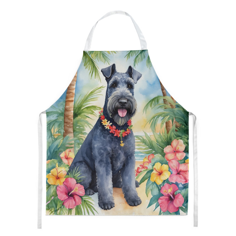 Tablier Kerry Blue Terrier Luau