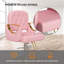 Fauteuil de barbier sur 360 degrés pivotant sur roulettes, fauteuil de barbier, capacité jusqu'à 330 lb, équipement de spa tout usage, rose-613090562