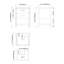 Ensemble de meuble-lavabo simple 25 po Radegunda-606737059