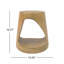 Table d'appoint Mgo Hollow, texture de bois-1396275578