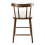 Ensemble de 4 tabourets de comptoir rembourrés en bois avec finition beige noyer Olivia-1948226179