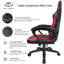Fauteuil ergonomique de jeu pour PC-133598213