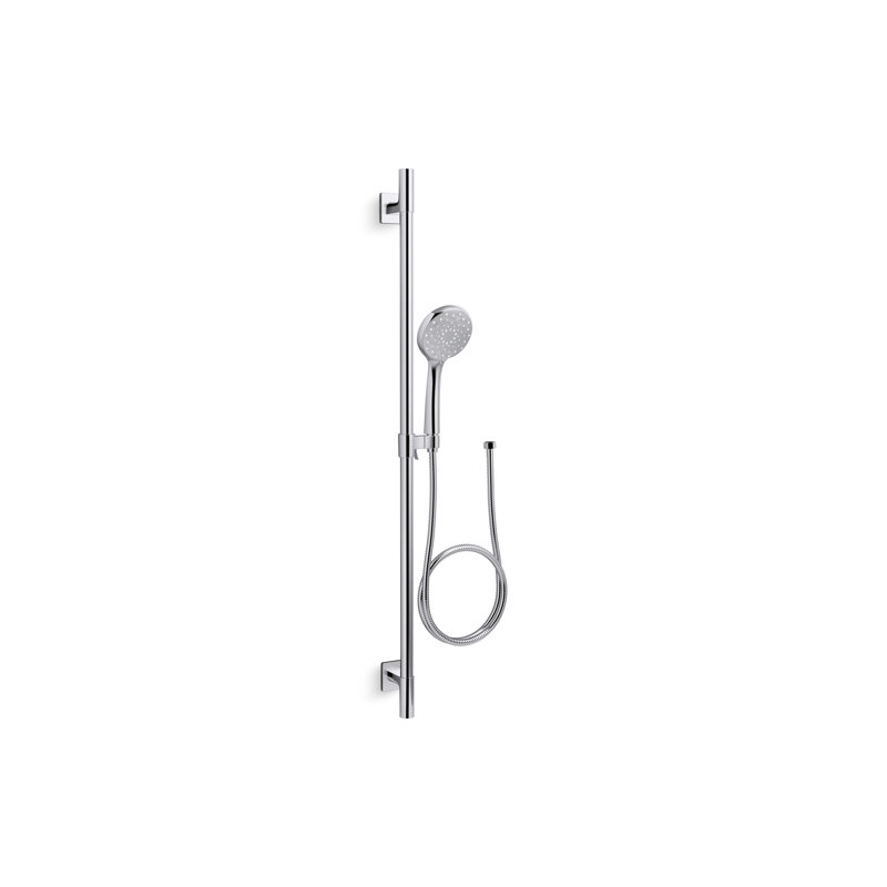 Awaken B110 36 In. Premium Four-Function Handshower Kit, 2.5 Gpm, Polished Chrome