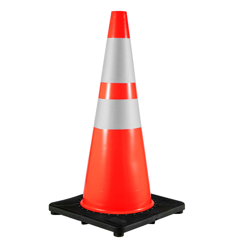 VEVOR Traffic Cones Safety Road Parking Cone with Black Weighted Base