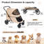 Poussette robuste pour chien et chat pour animaux de taille moyenne à grande-134397074