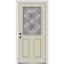 Porte d'entrée pré-suspendue en fibre de verre 1/2 panneau 2 panneaux Grace Grace-2022985755-2022985758-2022985746