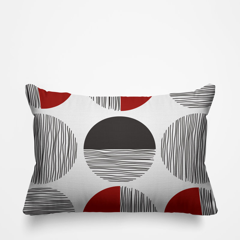 Coussin intérieur / extérieur Dubo, Rouge