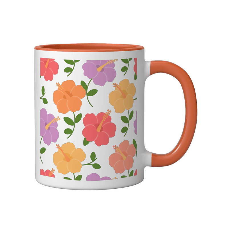 Ceramic Coffee Mug, Orange
