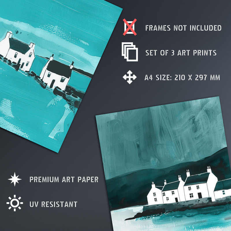 No Frame Print, 29.7cm H x 21cm W