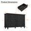 Commode double 6 tiroirs 47,2 po Amarilys-335585534