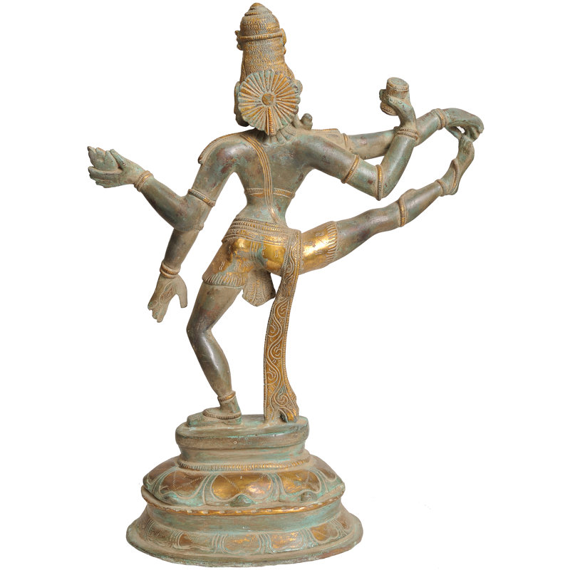 Statue Shiva dansante, Vert
