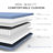 7 Pcs Patio Dining , Metal Construction, Navy Blue Cushions, Stable For Lawn Yard Garden
