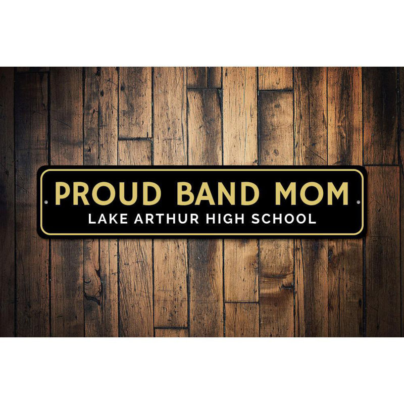 Plaque Proud Band, H 4 po x l 18 po x P 0,04 po