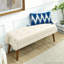 Banc de salon en tissu bouclé-108834649