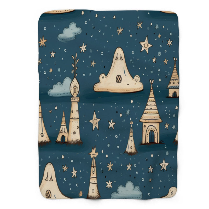 Wanderer’s Stars - couverture 1 pièce, Grand lit