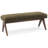 45.5" Upholstered Solid Wood Leg Waterfall Bench-515577174