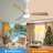 48'' 3 - Blade Classic Ceiling Fan With Remote Control And LED Light Kit Included-400240140-400240141