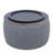 Round Storage Ottoman, 2 In 1 Function, Work As End Table And Ottoman, Dark Grey (25.5"X25.5"X14.5")-2016824680
