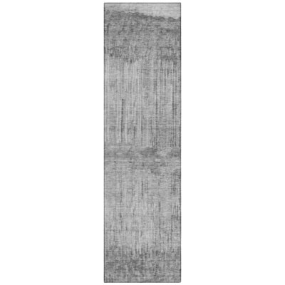 Machine Washable Indoor/Outdoor Chantille ACN2428 Abstract Rug