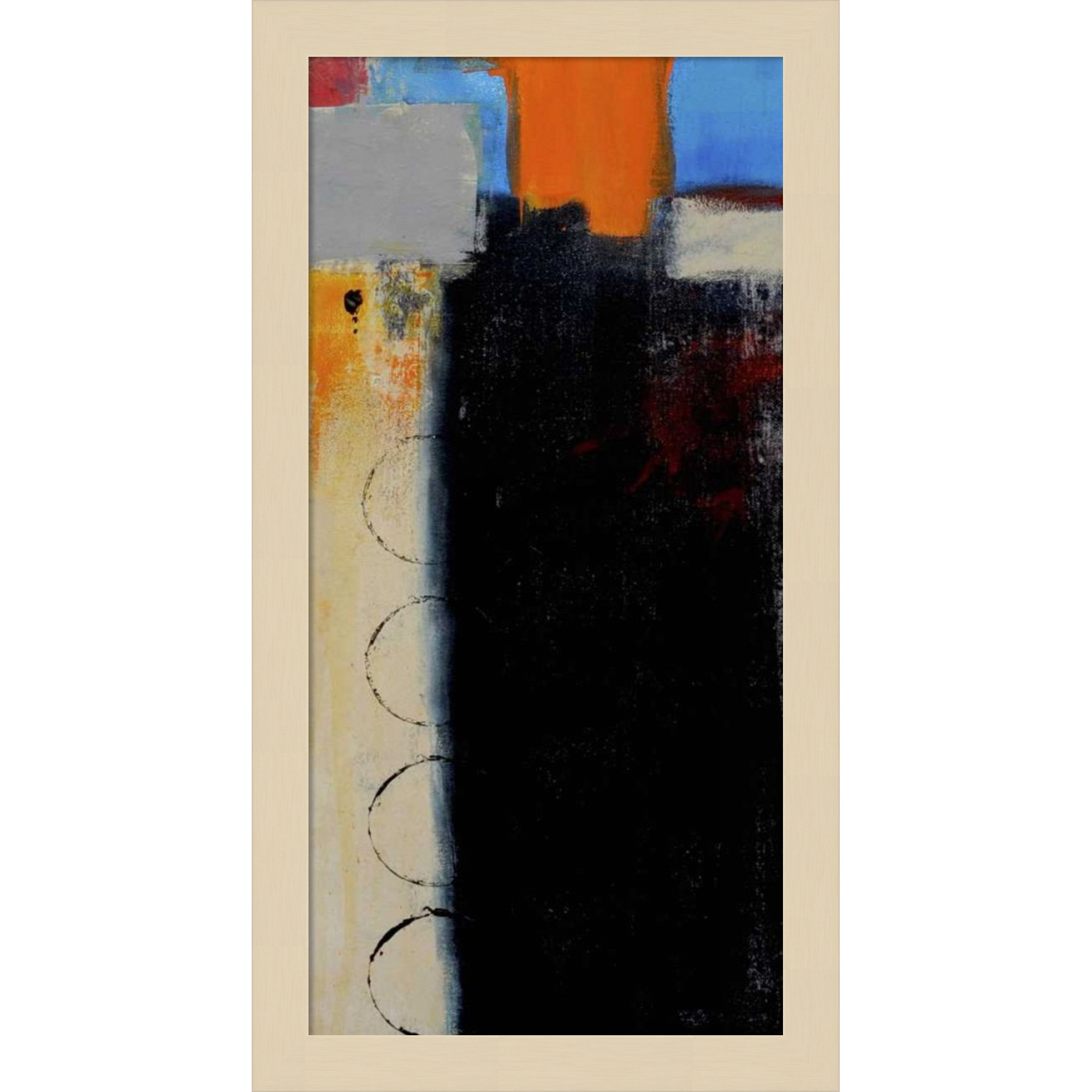 Thats a Wrap III by Mauro Wood Framed Wall Art Print, Brown, 17" H x 9" W