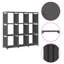 Infield 103cm W Metal Shelving Unit-532818033