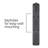 GE 4-ft 7-Outlet Surge Protector, 1440J, Black, 40482-T1