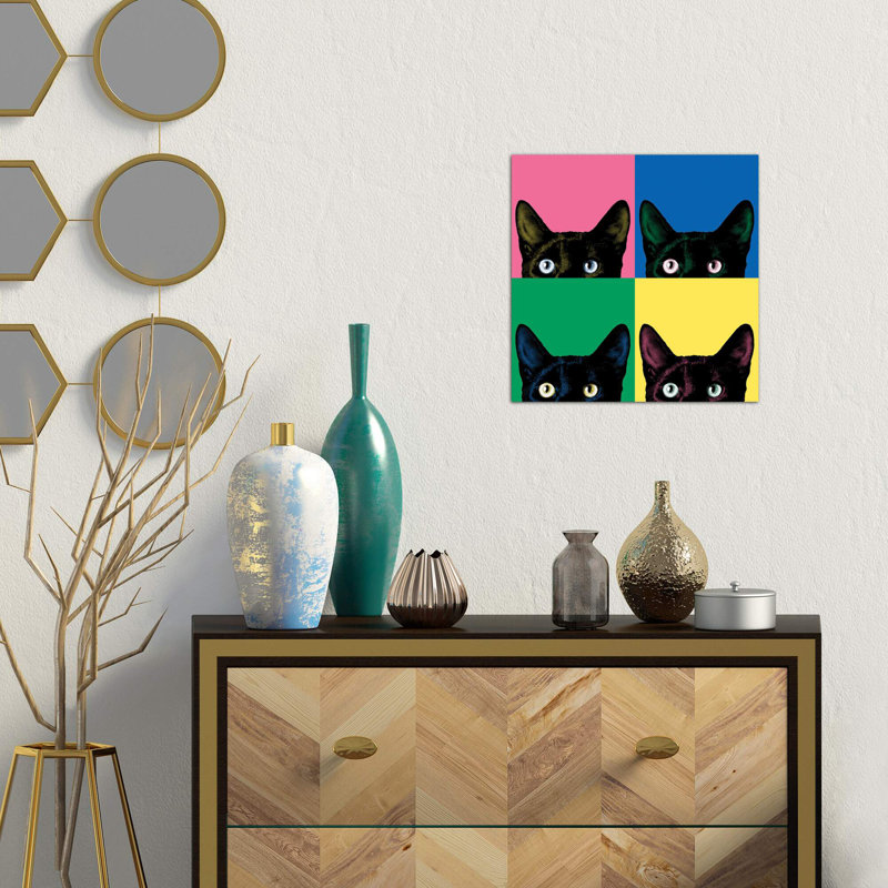 Curiosity Pop 1 Piece Painting on Canvas, 93.98 cm H x 93.98 cm W x 1.91 cm D, Wrapped Canvas
