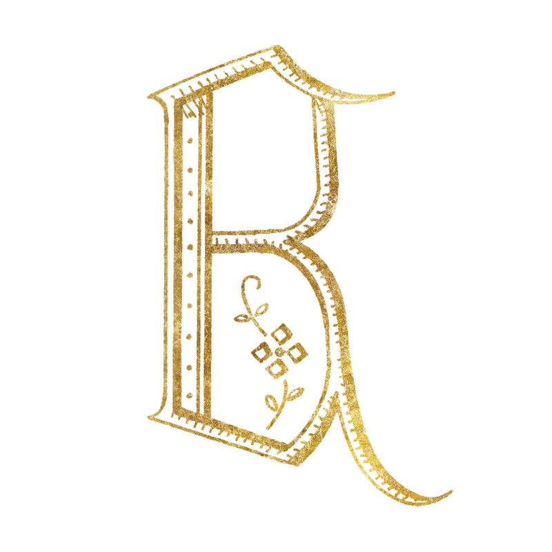 Impression sur toile tendue «French Sewing», lettre B, H 12 po x l 12 po, Non, Toile tendue