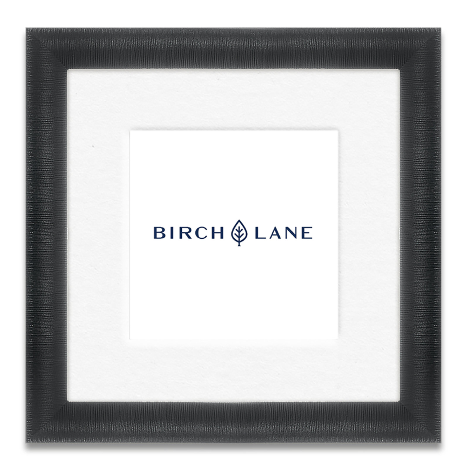 Chopra Wood Picture Frame with Mat, Black, 5" x 5"