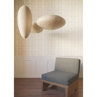 Modern Unpasted Geometric Wallpaper