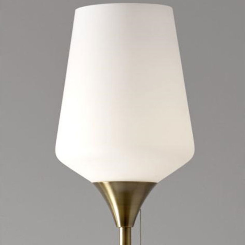Lampe torchère sur pied 71 po Annettie, Laiton