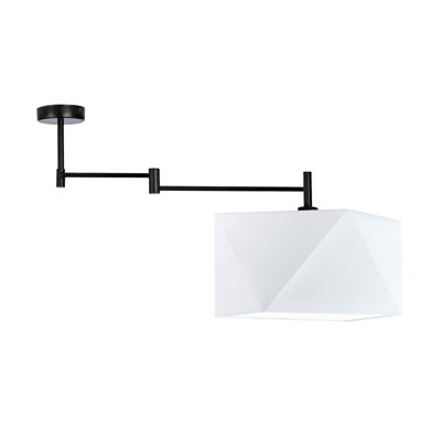 Demarie Fabric Semi Flush Mount