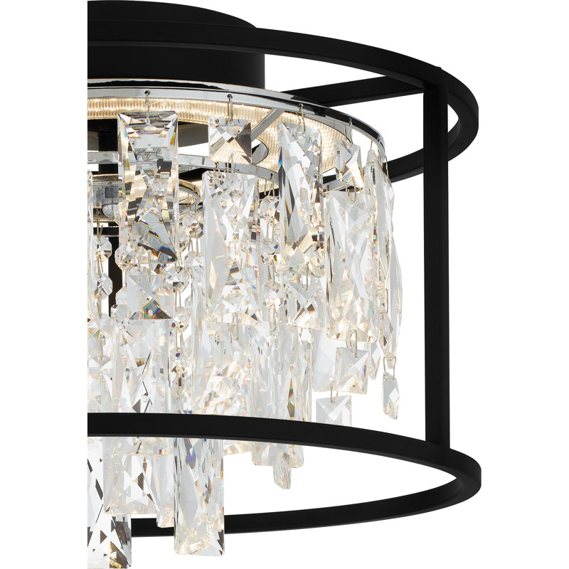 Amberlee Glass LED Flush Mount