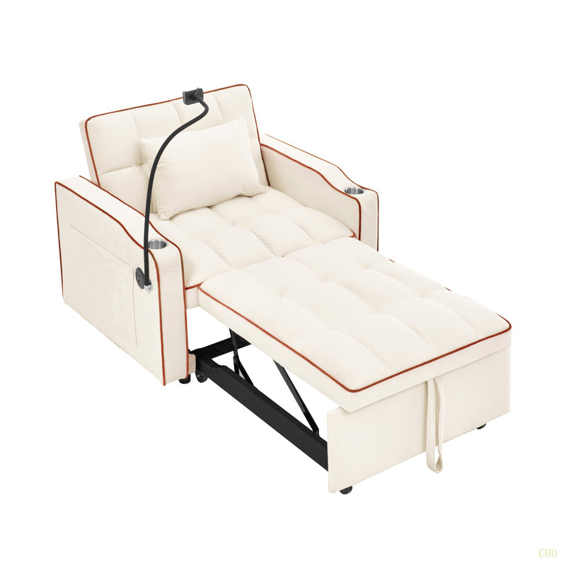 Canapé-lit convertible Canapé-lit Canapé-lit coulissant réglable Canapé-lit pliant multi-poches pour le salon Chambre petit espace, canapé-lit 3 en 1