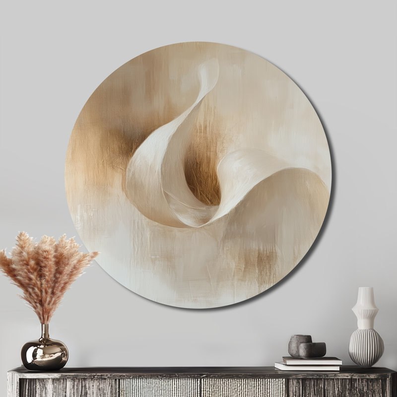 «Curves of the Quiet Figure I», reproduction d'art figurative moderne en métal, H 29 po x l 29 po