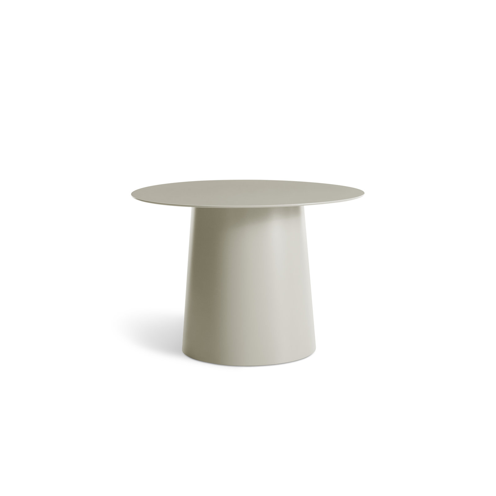 Circula End Table, Putty, 16" H x 24" W x 24" D