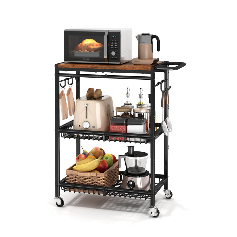 Multifunctional Rolling Kitchen Cart