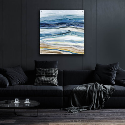"Art épique" Mouvement de l'océan "par Carol Robinson, art mural en verre acrylique" par Carol Robinson