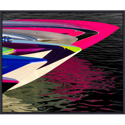 Speed Boat Reflections Print by Mat Sanders