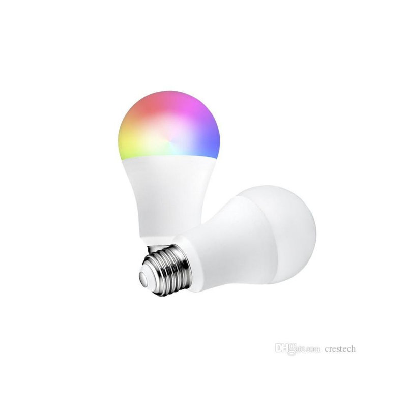 7 Watt (7 Watt Equivalent), A19 LED Smart, Non-Dimmable Light Bulb, Color Changing, Color Temperature Description, E26/Medium (Standard) Base
