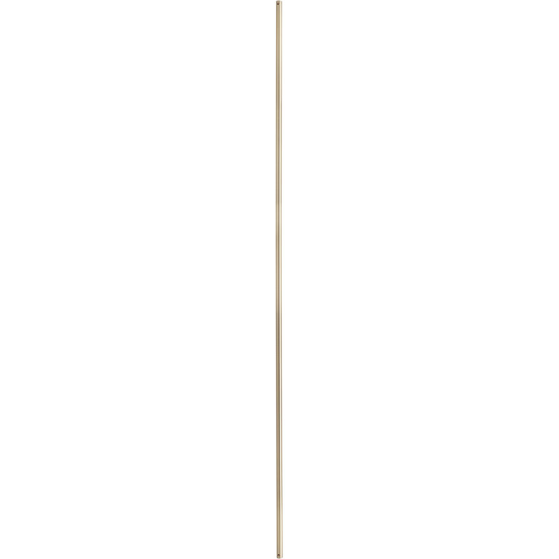 Ceiling Fan Threaded Downrod, 18" H x 0.75" W 0.75" D, Aged Brass