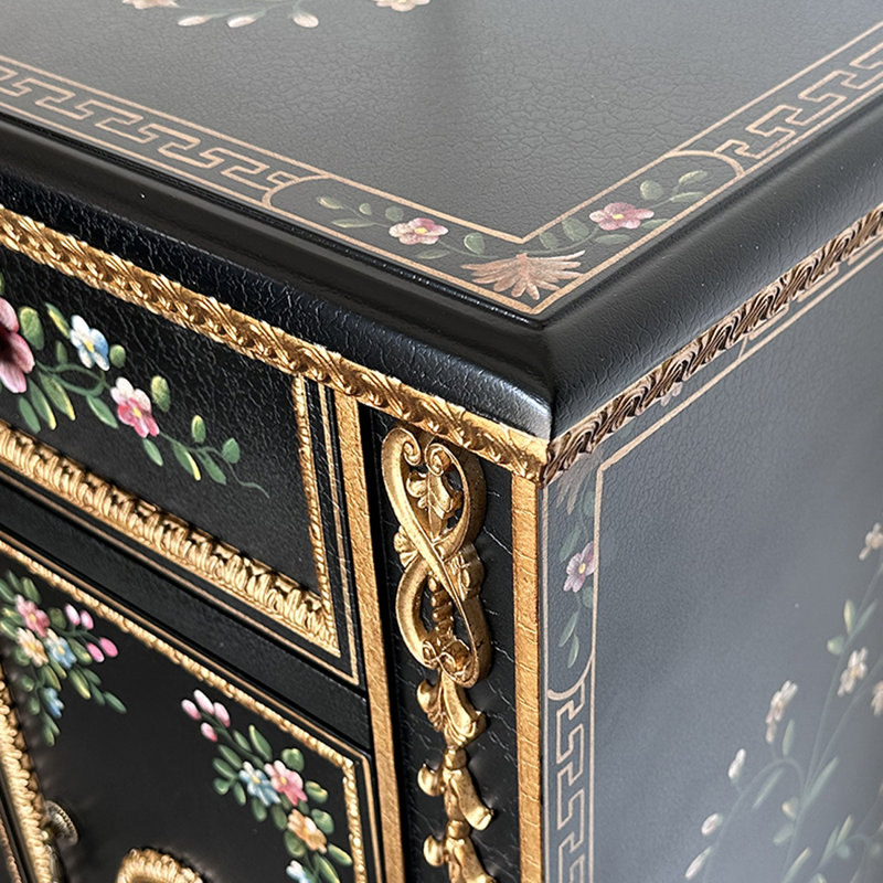 Oak Sideboard with Antique Bronze Handles