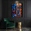 «Abstract Shapes 40», art mural sur toile mauve-1253739978