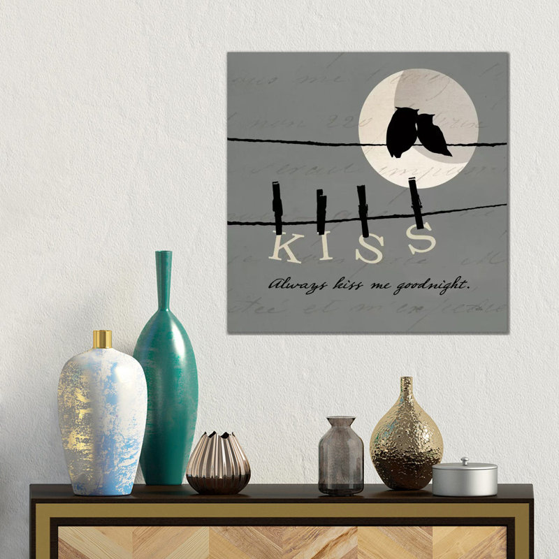 Moon Lovers II by Pela - Gallery-Wrapped Canvas Giclée on Canvas, 45.72 cm H x 45.72 cm W, Wrapped Canvas
