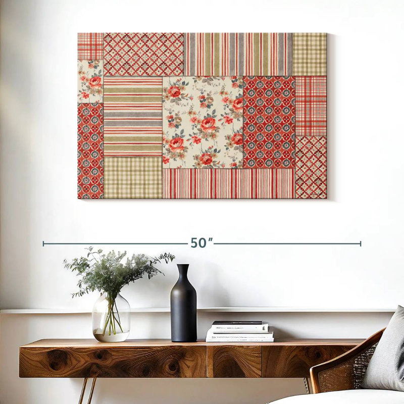 Kerner Farm Patchwork III, 26" H x 39" W