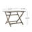 FOLDABLE DINING SET