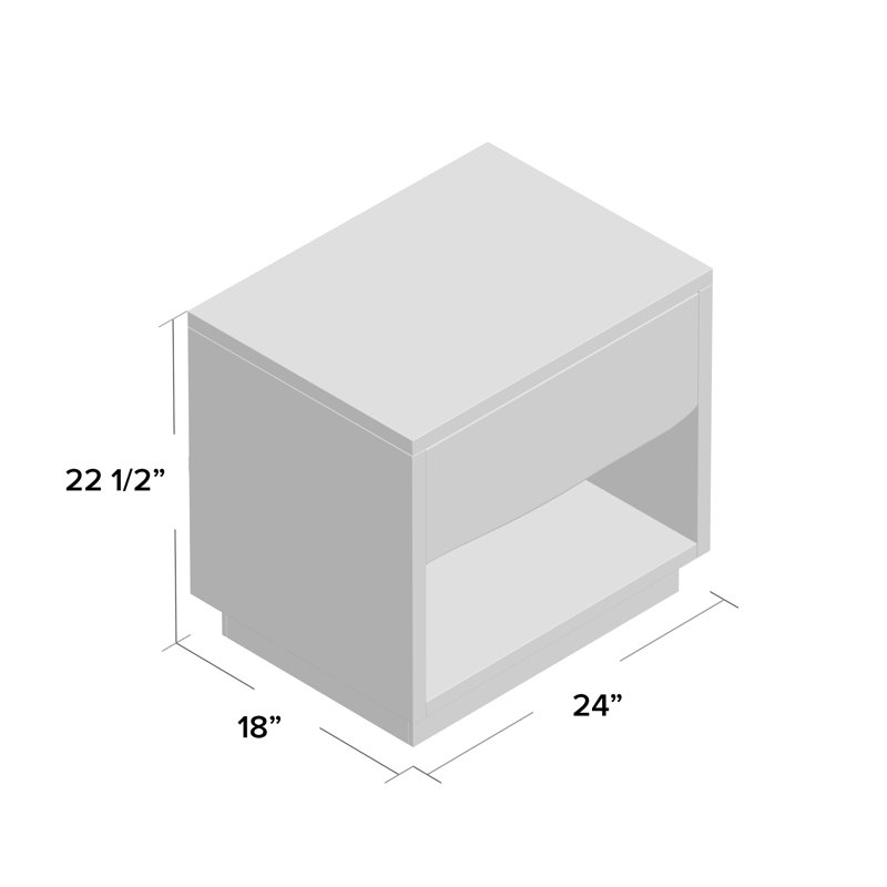 Palermo 1 - Drawer Nightstand